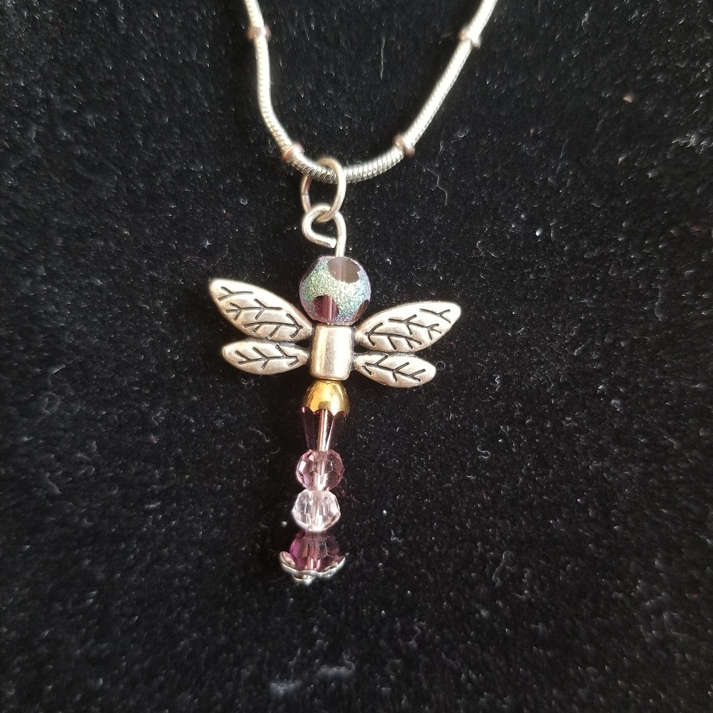 Dragonfly jewelry set